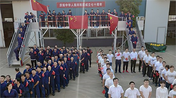 Hualv Machinery warmly celebrates the 70th anniversary of the founding of the People's Republic of C