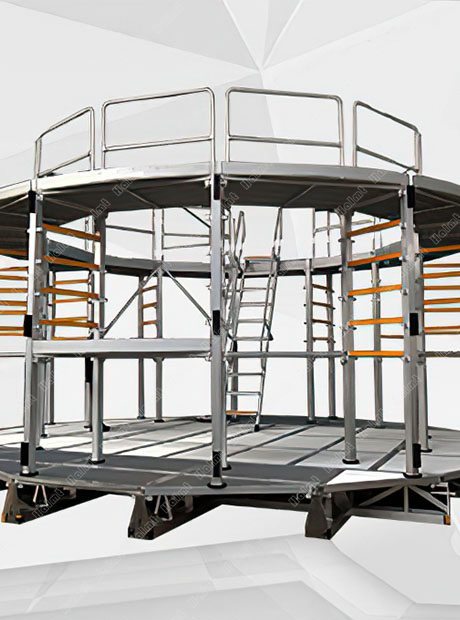 铝合金水轮机组定子检修平台