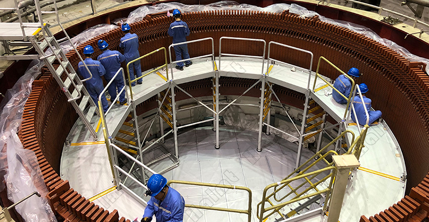 水电站工作平台