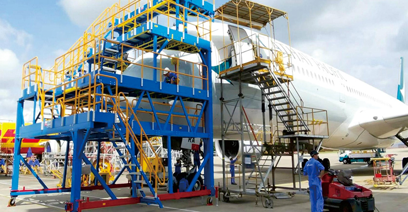 宽体机机头平台